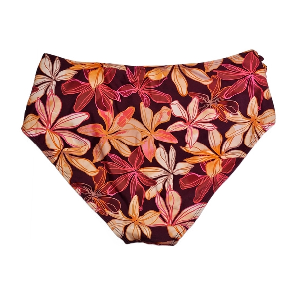 Cupshe Floral High-Waisted Bikini Bottom XL NWT - Picture 3 of 9